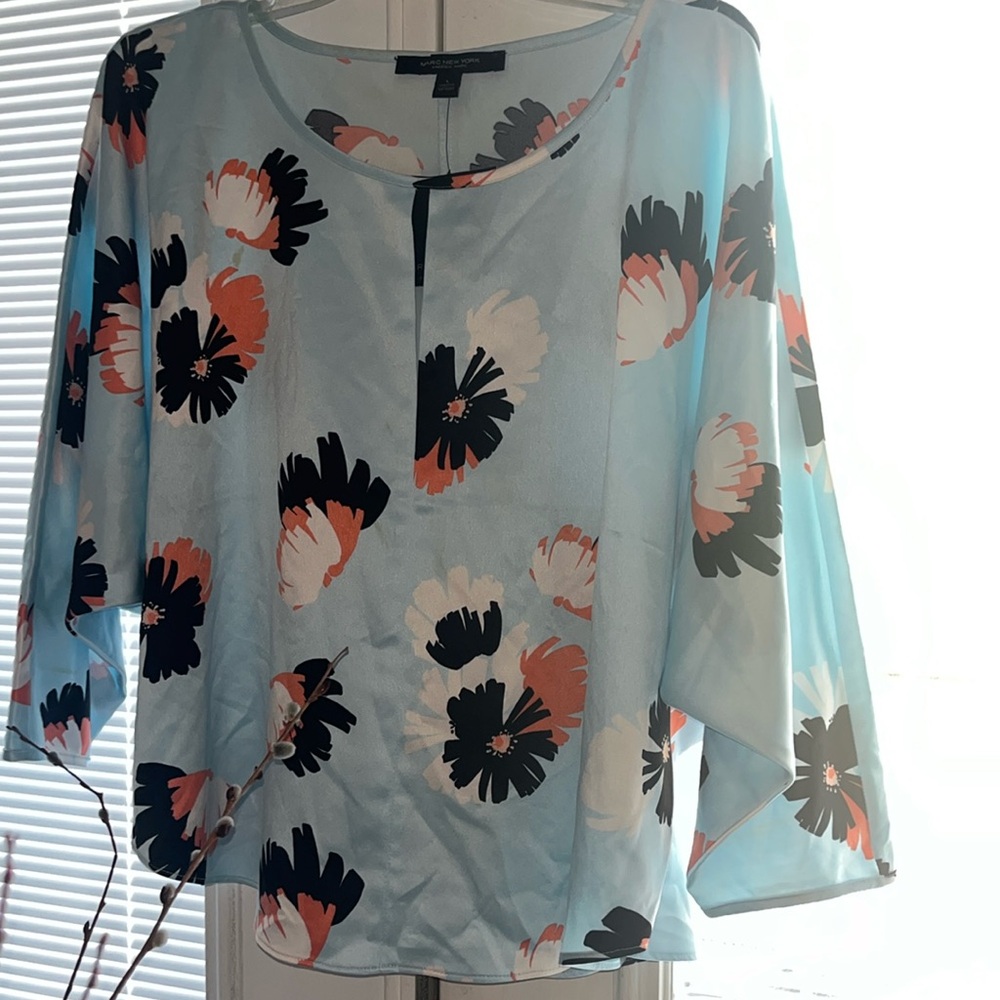 Marc New York size large blue multicolor